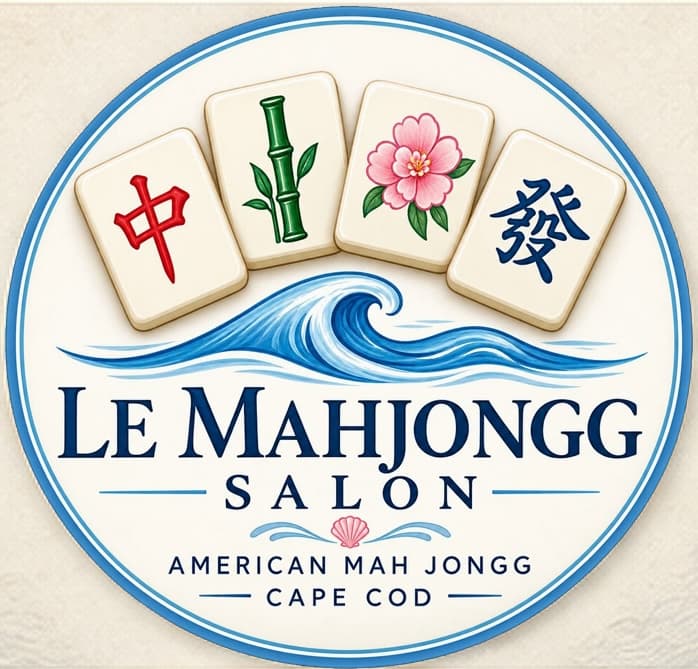 Le Mahjongg Salon logo: American Mahjongg, Cape Cod